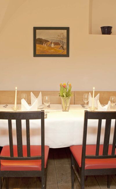 Gewölbezimmer im Restaurant