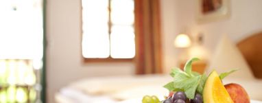 Frisches Obst im Hotelzimmer