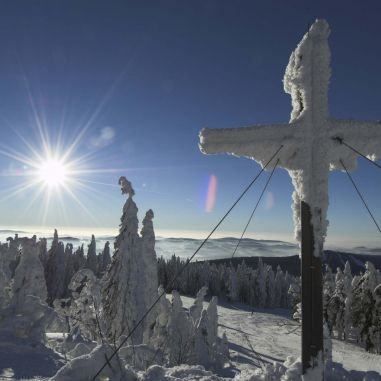 Berg im Winter