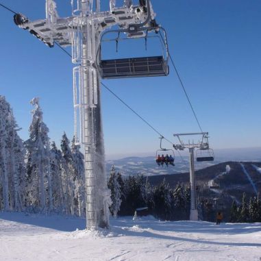 Skilift im Bayerischen Wald