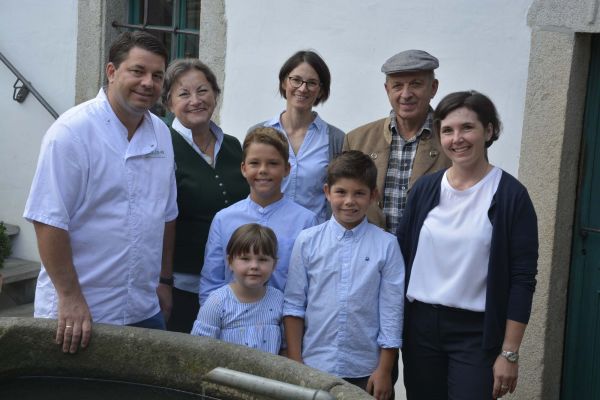 Familienbild der Gastgeber